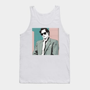 Cool Cat in a Suit Brando Blend Tank Top